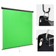 TheLAShop Retract Green Screen Streaming Chroma Key Background 7x6ft Image