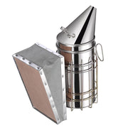 TheLAShop 11" Stainless Steel Bee Hive Smoker w/ Heat Shield Calming Image