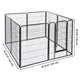 TheLAShop Heavy Duty Dog Kennel Playpen 40"H 8-Panel 22sq. Ft Image