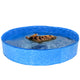 TheLAShop Foldable Pools for Dogs Pet Kiddie Indoor Outdoor Use, D63x12 in. Blue Image