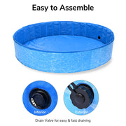 TheLAShop Foldable Pools for Dogs Pet Kiddie Indoor Outdoor Use Image