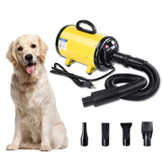 TheLAShop 3.2HP Pet Hair Dryer Quick Blower w/ 4 Nozzles Color Opt, Yellow Image