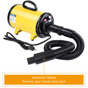 TheLAShop 3.2HP Pet Hair Dryer Quick Blower w/ 4 Nozzles Color Opt Image