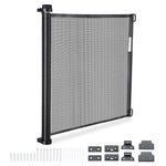 TheLAShop 118"x39" Baby Gates for Dogs Retractable Mesh Safety Gate