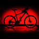 TheLAShop 20 LEDs 2m Automatic Bicycle Spoke Rim String Light Color Opt, Red Image