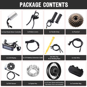 TheLAShop 48v 1000w 20in Rear Fat Tire Electric Bicycle Motor Kit Image