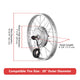 TheLAShop 36v 750W 20in Front Wheel Electric Bicycle E-Bike Motor Kit