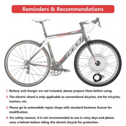 TheLAShop 36v 750W 24in Front Wheel Electric Bicycle E-Bike Motor Kit Image