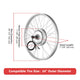 TheLAShop 36v 750W 24in Rear Wheel Electric Bicycle E-Bike Motor Kit Image