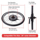 TheLAShop eBike Kit Bicycle Motor Conversion Kit Rear Hub 1500W 48V 26in Image
