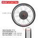 TheLAShop eBike Kit Bicycle Motor Conversion Kit Rear Hub 1500W 48V 26in Image