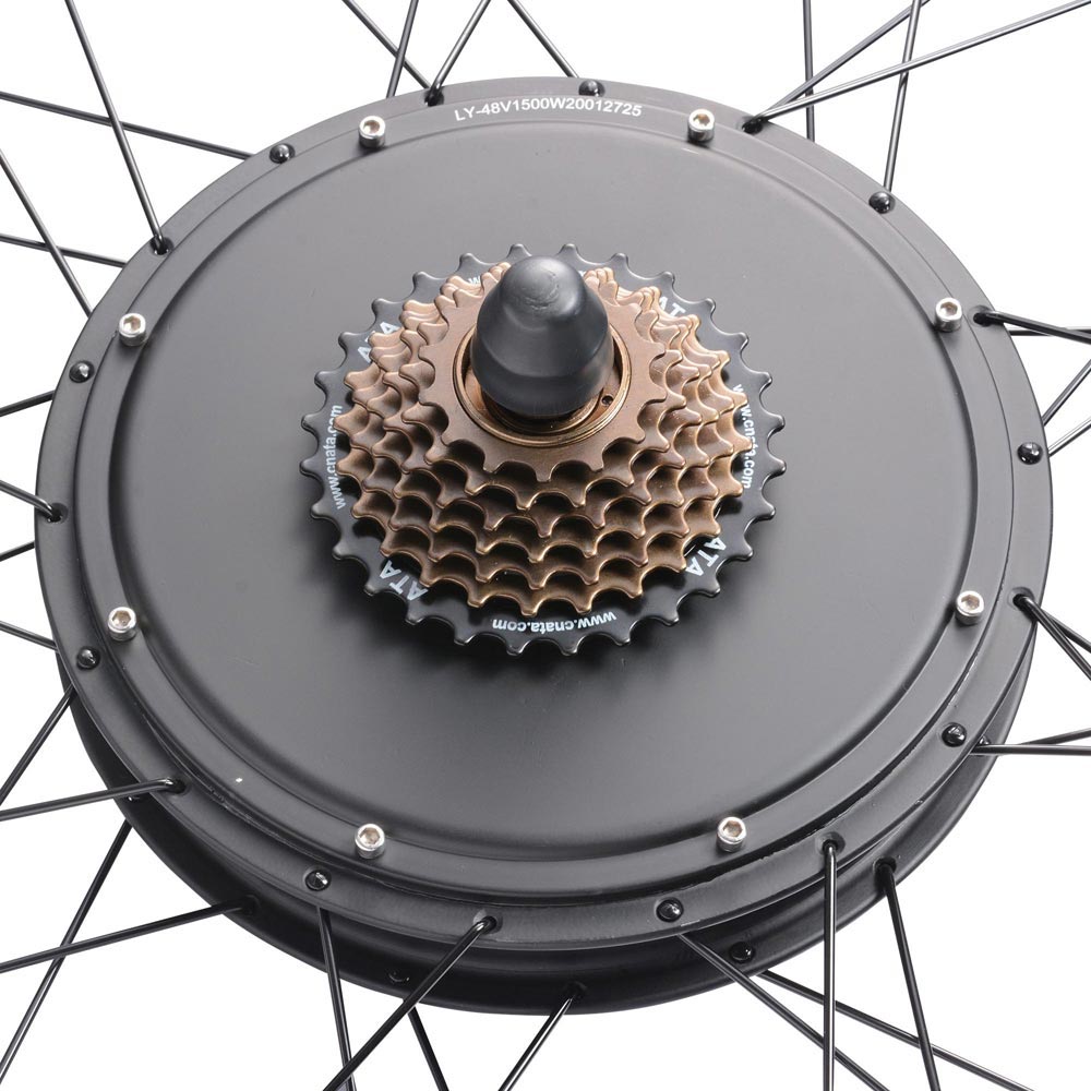 TheLAShop eBike Kit Bicycle Motor Conversion Kit Rear Hub 1500W 48V 26in TheLAShop eBike Kit Bicycle Motor Conversion Kit Rear Hub 1500W 48V 26in