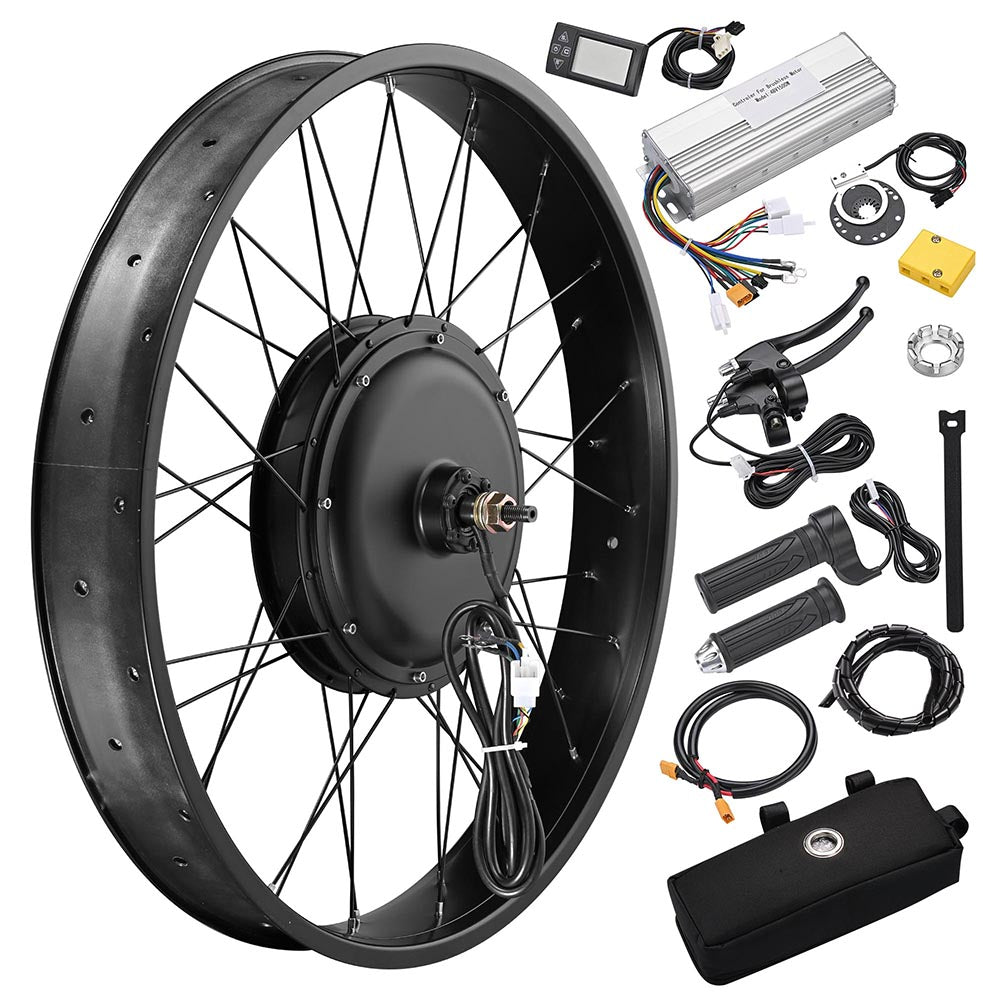 TheLAShop eBike Kit Fat Bike Motor Hub 1500W 48V 26x4.0in