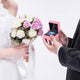 TheLAShop Double-Ring Box with Light for Engagement Wedding Birthday Image