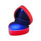 TheLAShop Heart Shaped Ring Box with Light Jewellery Box, Red Image