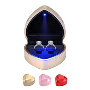 TheLAShop Heart Shaped Ring Box with Light Jewellery Box Image