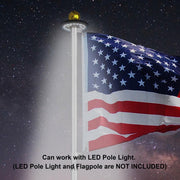 TheLAShop Flagpole Ball Topper Ornament Flagpole Accessories 2ct/pk Image