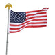 TheLAShop Embroidered US American Flag Star Stripe w/ Grommet Image