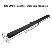 TheLAShop 20-30ft Telescoping Flagpole Storage Bags, 61in(for 20ft) Image