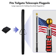 TheLAShop 20-30ft Telescoping Flagpole Storage Bags Image
