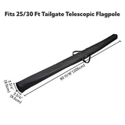 TheLAShop 20-30ft Telescoping Flagpole Storage Bags, 80in(for 25ft 30ft) Image