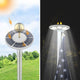 TheLAShop Sectional Flagpole with Light Deluxe Eagle 13Gauge (20',25',30' Options) Image