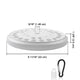 TheLAShop Flagpole Light Solar Powered Top Mount D9/16" Image