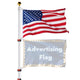 TheLAShop 20ft Advertising Flag and Banner Pole with Mount Image