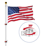 TheLAShop 20ft Advertising Flag and Banner Pole with Mount Image