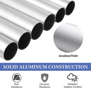 TheLAShop 20ft Aluminum Flagpole with Light & Eagle Top Image