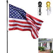 TheLAShop 6ft Flag Pole Telescoping Flagpole Kit Image