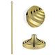 TheLAShop 6 ft Indoor Flag Poles with Stand Set of 2(Ball Eagle Options)