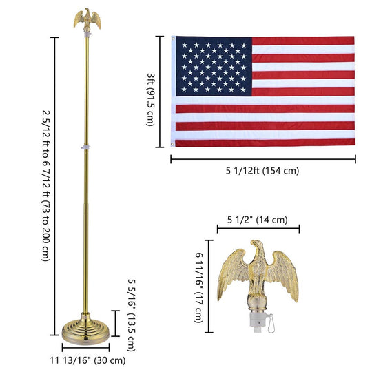 Gold Pole+Eagle