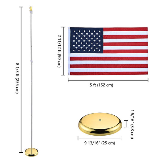 Silver Pole+Ball