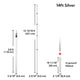 TheLAShop Aluminum Telescopic Antenna Pole for Starlink, Event Wi-Fi, 14ft Silver Image