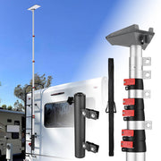 TheLAShop Telescopic Antenna Pole with Ladder Mount for Starlink Mini Image