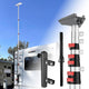 TheLAShop Telescopic Antenna Pole with Ladder Mount for Starlink Mini Image