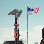 TheLAShop Aluminum Telescopic Antenna Pole Starlink Gen 3 Pole Mount, 14ft Black Image