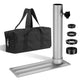 TheLAShop 16"x6" Metal Telescoping Tailgating Flagpoles Tire Stand, Silver Image