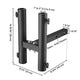 TheLAShop 1 9/16" Receiver Hitch Dual Flag Pole Holder for 1" to 2" Poles Image