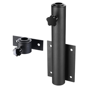TheLAShop Vertical Pole Mount for Dock, Deck Holds D1" to 2 3/8" Pole Image