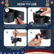 TheLAShop Vertical Pole Mount for Dock, Deck Holds D1" to 2 3/8" Pole Image