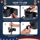 TheLAShop Vertical Pole Mount for Dock, Deck Holds D1" to 2 3/8" Pole Image