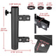 TheLAShop Pole Mount for RV Ladders, Posts & Railings(Holds 1"-2 3/8" Poles) Image