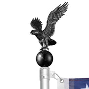 TheLAShop 25ft Sectional Flagpole Kit with Deluxe Eagle & Ball