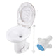 TheLAShop Gravity Flush RV Toilet Pedal Flush for Campsite Residences Image