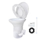 TheLAShop Tall RV Toilet Gravity Flush Soft-Close Campsite Residences Image