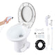 TheLAShop Tall RV Toilet Gravity Flush Soft-Close Campsite Residences, w Bidet Spray Image
