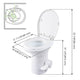 TheLAShop Tall RV Toilet Gravity Flush Soft-Close Campsite Residences Image
