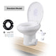 TheLAShop Low-Profile Mobile Restroom Trailer Toilet with Bidet Sprayer, Standard Model Image
